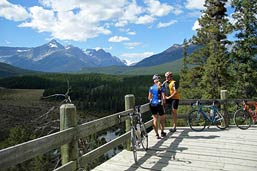 Blick auf die Rockies