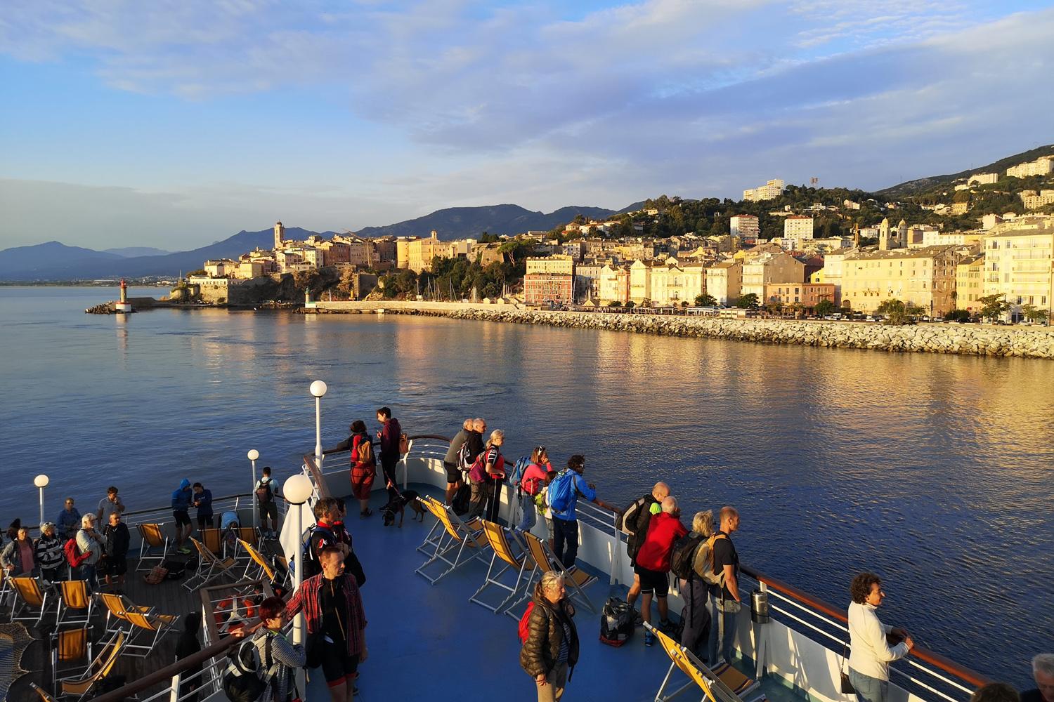 Korsika Bastia Hafeneinfahrt Korsika Bastia
